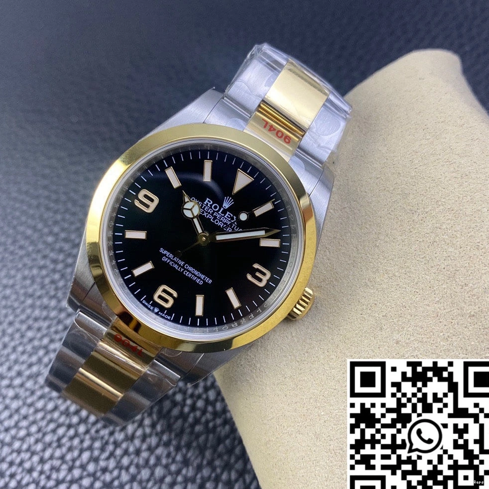 Black Rolex Explorer Dial EW Factory M124273-0001 0121